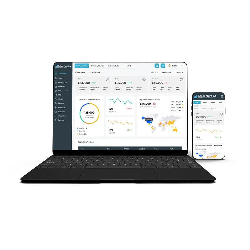 Seller Margins eCommerce Data Analytics profit & loss, WMS, Inventory Management (4)