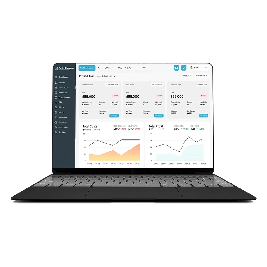 Seller Margins eCommerce Data Analytics profit & loss, WMS, Inventory Management (5)